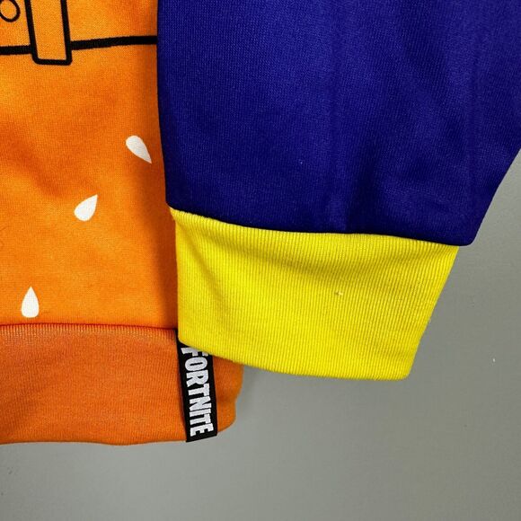 Fortnite Boys Hoodie Jacket with Full Zip Face Mask Beef Boss XXLarge - Picture 2 of 7